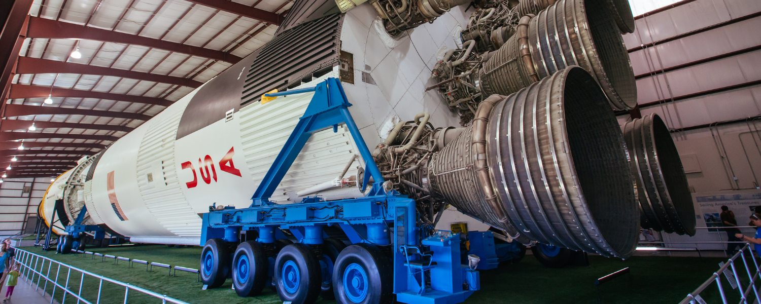 Saturn V rocket at Space Center Houston